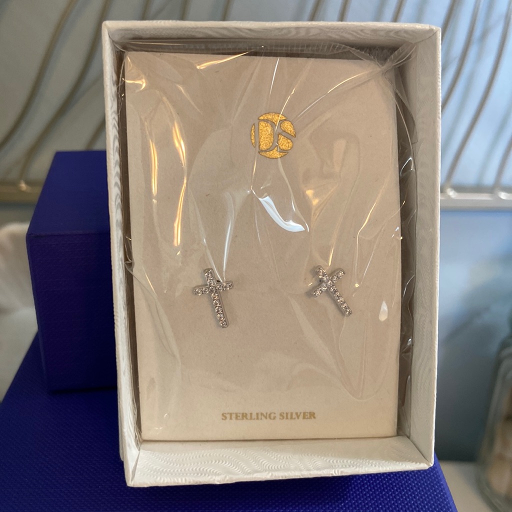 Sterling Silver Cross Airings